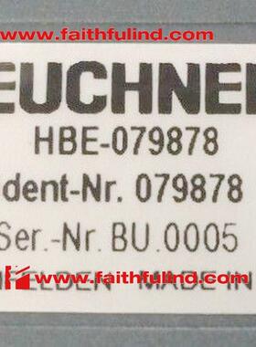议价Euchner 079878 安士能安全模块 HBE-079878