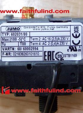 议价Jumo 60002994 久茂温度传器 heatTHERM 602031/80
