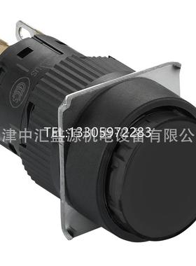议价XB6EA塑料一体式圆形按钮XB6EAA21F按钮1NO/NC黑色16mm平头按