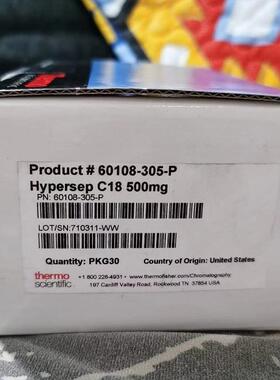 议价Thermo Scientific_60108-305-P_HyperSep C18 小柱_6 mL
