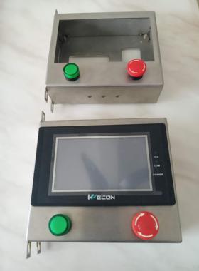 议价WECON人机界面LEV1430T触摸屏控制箱/安装箱/盒子4.3寸支架