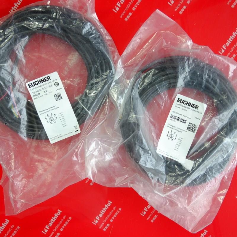 议价Euchner C-M12F08-08X025PV10,0-MA-100178 安士能连接线 M12
