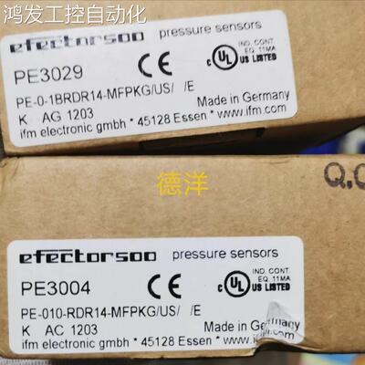 议价Ifm PN3029 压力传器PN-0-1BRBR14-MFPKG/US/ /V