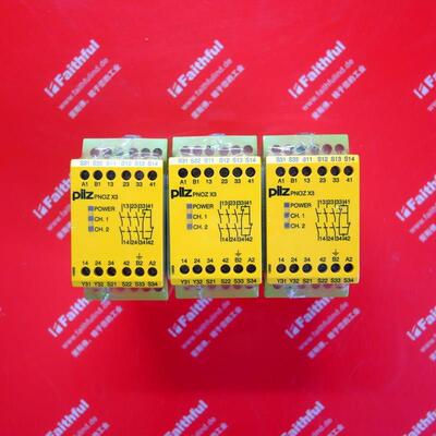 议价 774310 皮尔磁安全模块 PNOZ X3 24VAC 24VDC 3n/o 1n/c