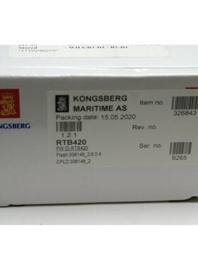 议价KONGSBERG MARITIME AS RTB420 控制器模块