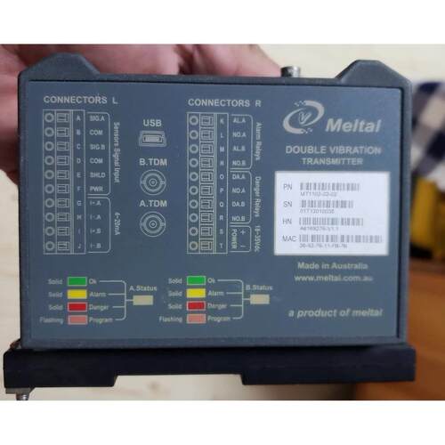 议价MT1102-02-02双通道振动变送器