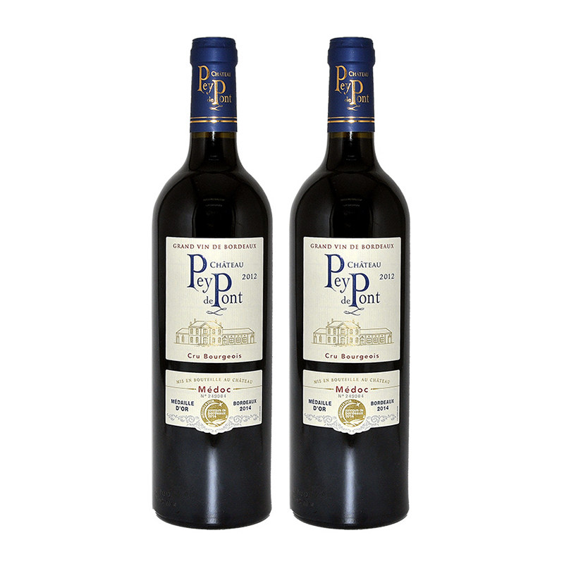 法国原瓶进口中级庄红酒贝桥城堡红葡萄酒pp小乔酒庄庄619酒类直