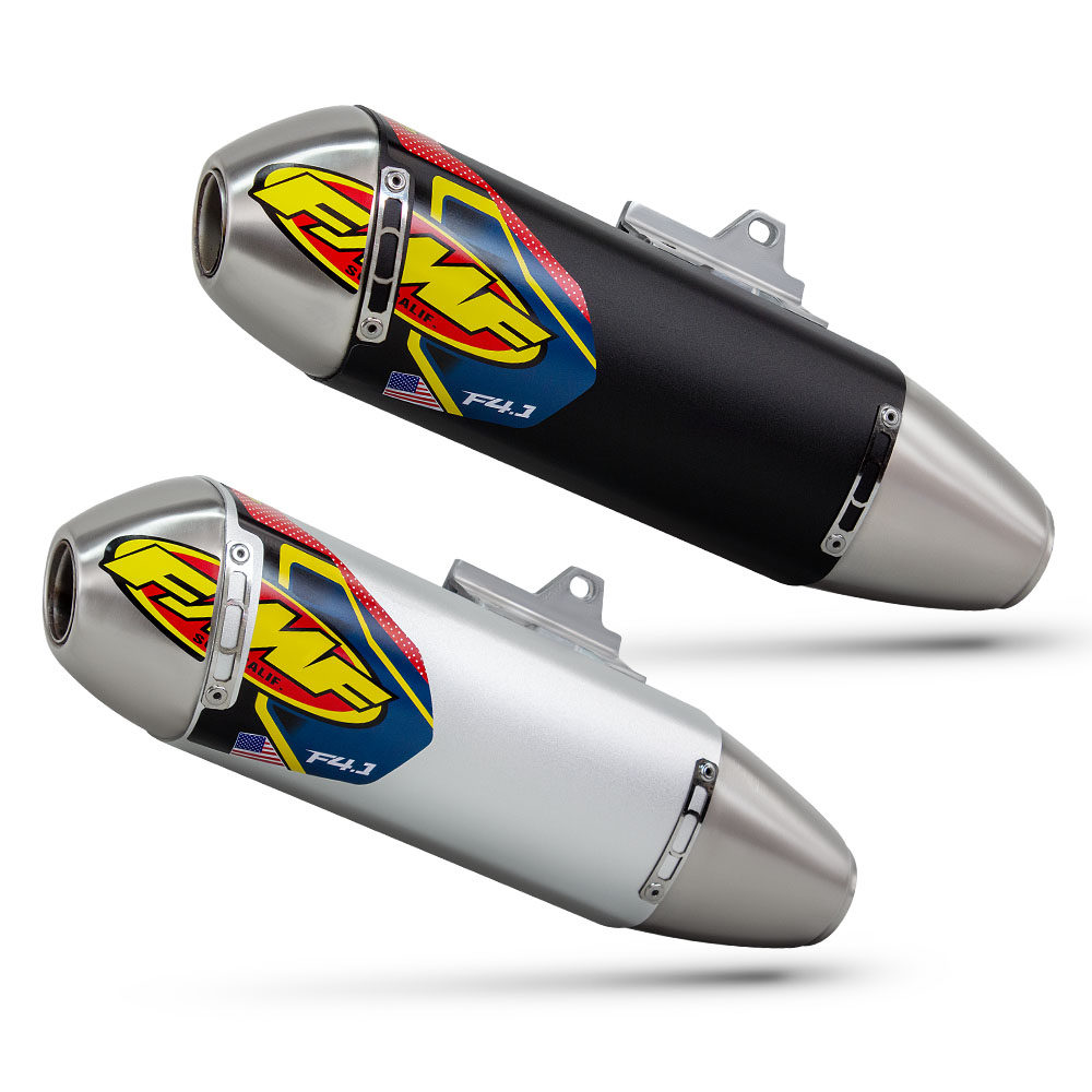 适用雅马哈 川崎 摩托车改装 大越野排气管 S117不锈钢尾段 FMF标