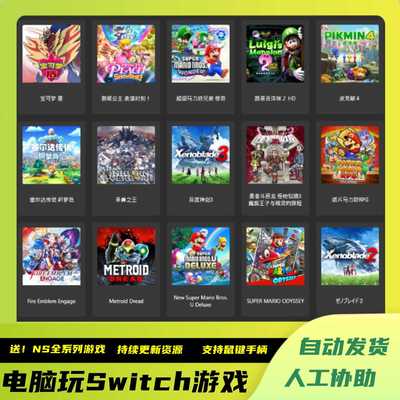 NS模拟器电脑版送Switch全资源