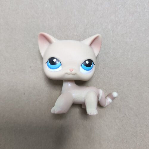 LPS Q版宠物 pet微型可爱的小朋友玩具 灰猫 玩具