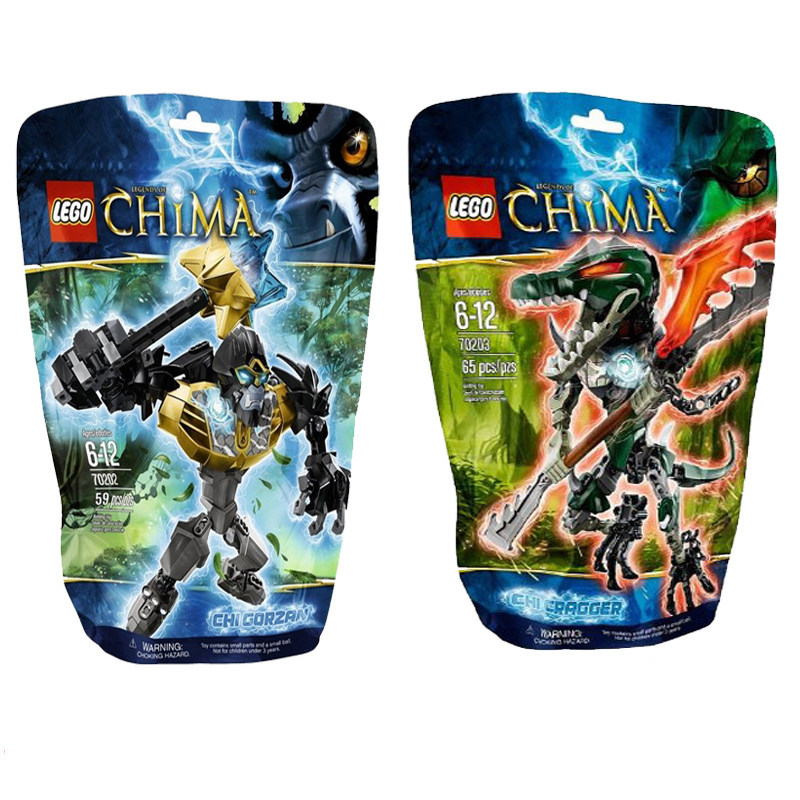 lego/乐高 气功传奇系列70202气功猿金刚70203鳄霸王