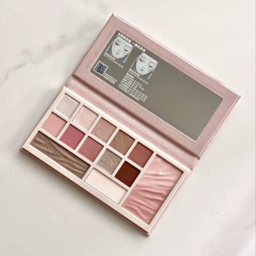 官方正品完美日记云纱眼影综合盘丹宁动物系列高光腮红提亮一体盘