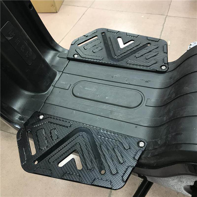 适用007/008深远009前脚踏板电动车改装配件加大加宽铝合金脚踩板