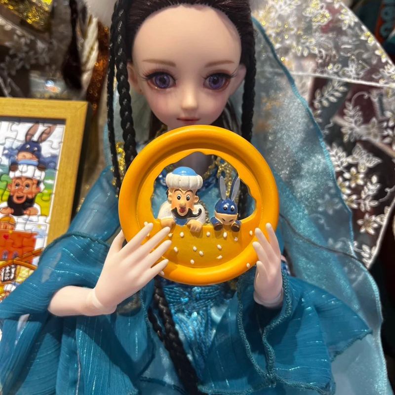 新疆阿凡提的馕树脂磁吸冰箱贴