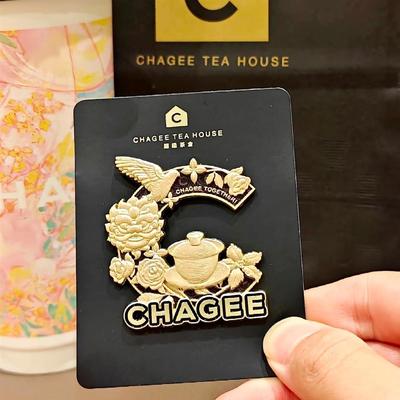 霸王茶姬CHAGEE茶舍金属冰箱贴