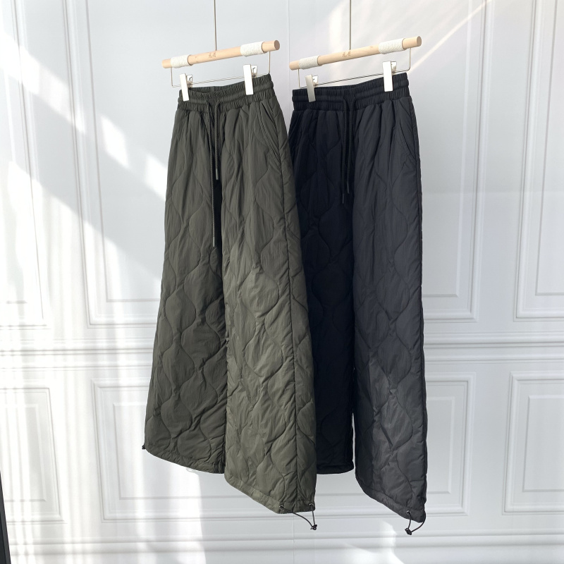 90白鹅绒保暖防风休闲阔腿羽绒裤