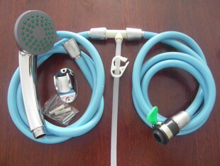 热销小浴神丁晴胶接口淋浴器 带限流器洗澡神精灵澡伴樱能林纳