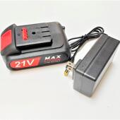 妙有工具 21V充电钻手钻螺丝刀电动打胶枪机锂电池充电器 酷奇