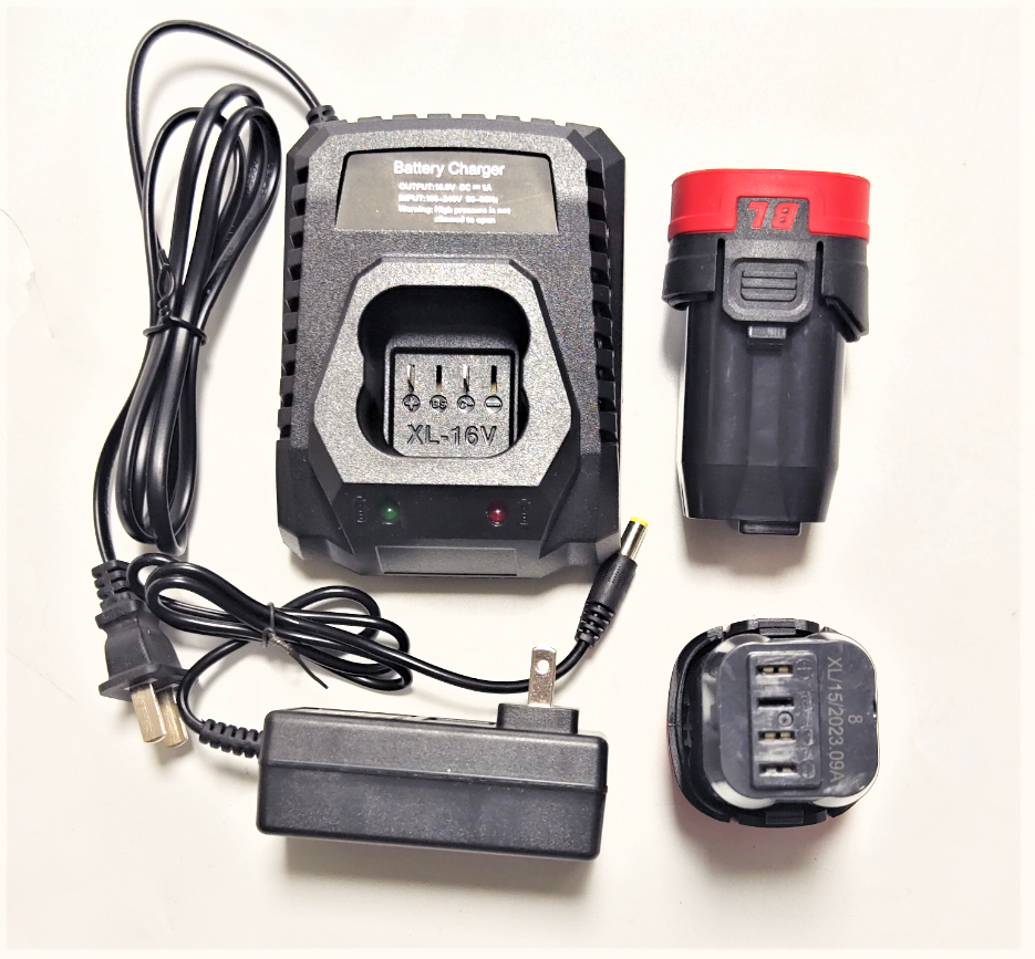 久铸 德力利西冲击电钻螺丝刀手钻小钢炮16.8V 16V锂电池座充电器
