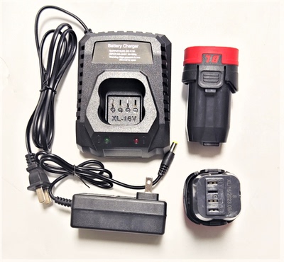 久铸 德力利西冲击电钻螺丝刀手钻小钢炮16.8V 16V锂电池座充电器