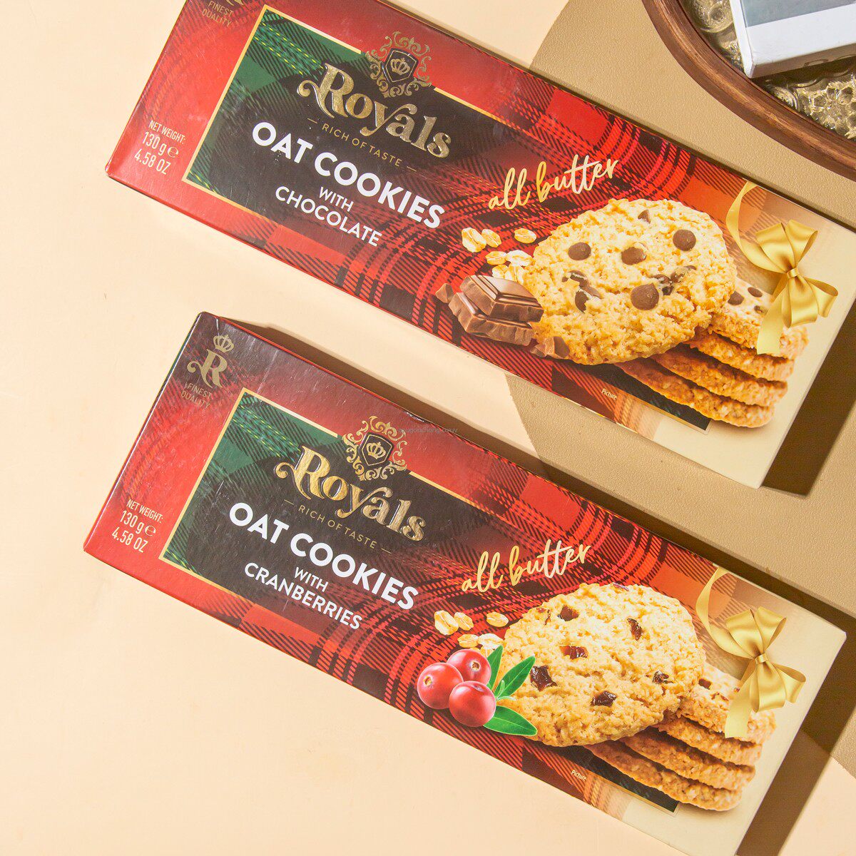 波兰原装进口零食SPOMET贝格恩巧克力燕麦蔓越莓32%黄油曲奇饼干