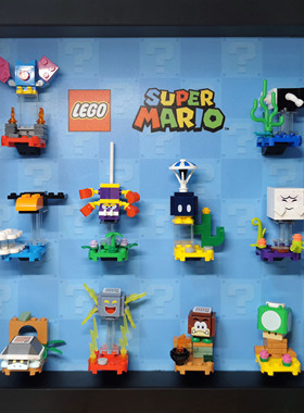 积木收纳展示相框适用71361乐高 71386任天堂超级马里奥71394三季