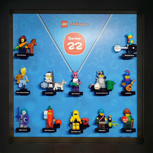 包邮积木收纳创意相框适用第22二十二季抽抽乐LEGO71032乐高人仔1