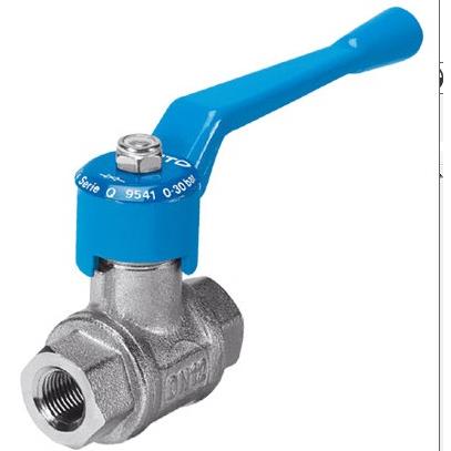 【工控数码】原装FESTO费斯托球阀QH-1/4 9541 QH-3/8 9542全系列