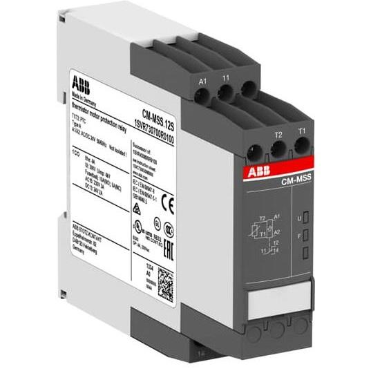 询价原装ABB热敏电阻电机保护继电器 CM-MSS.12S 24VAC/DC议价