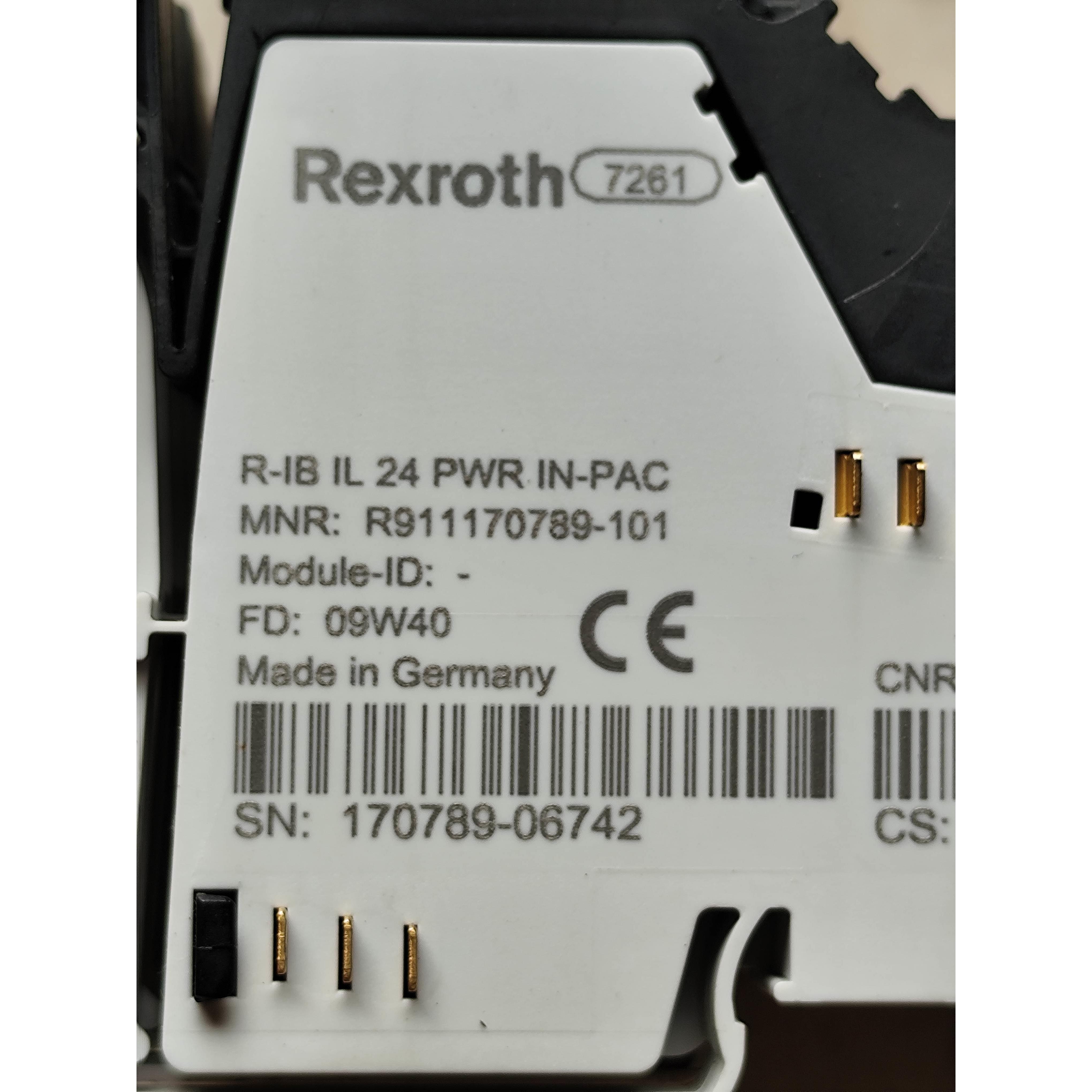 询价R-IB IL 24 PWR IN-PAC R911170789-101 力士乐模块