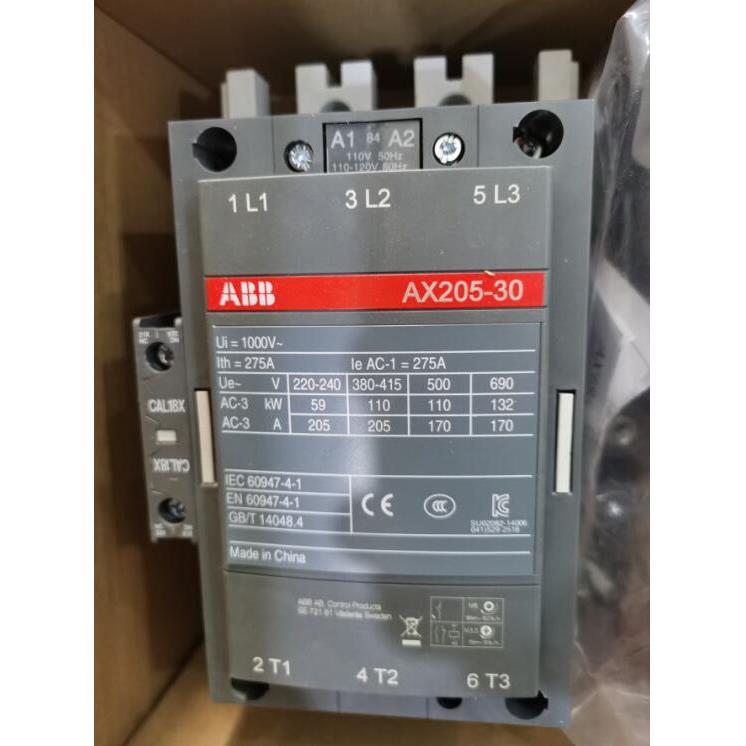 询价原装ABB交流接触器 AX205-30-11-84*110V 50Hz/110-120V 60Hz