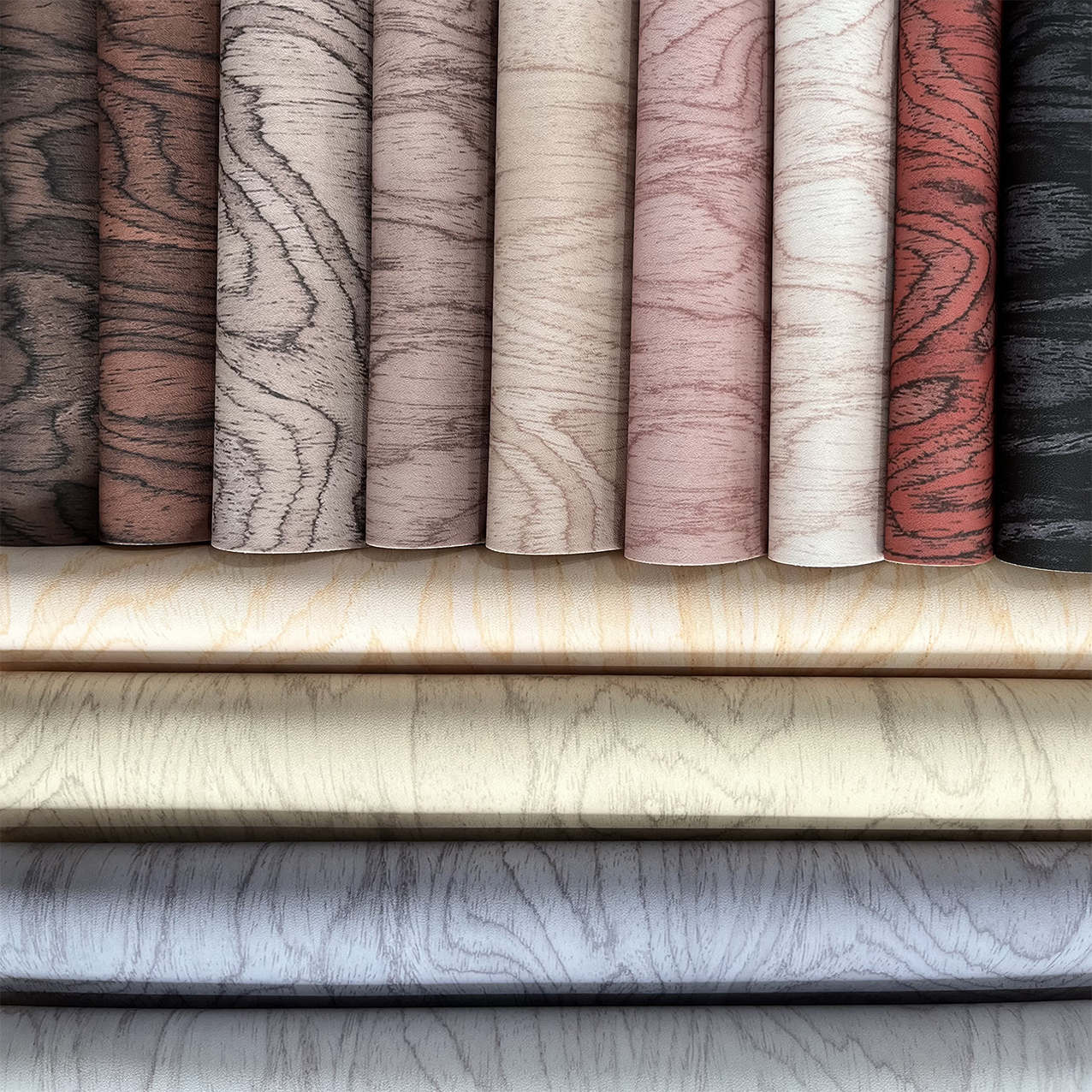 52系列意大利ALPI仿木纹皮革面料高端定制装饰皮革餐椅门板装饰革