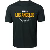 湖人队23号宽松篮球服速干短袖 詹姆斯6号 训练t恤夏男快干运动半袖