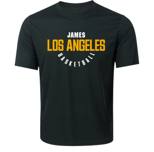 湖人队23号宽松篮球服速干短袖 詹姆斯6号 训练t恤夏男快干运动半袖