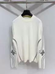 Wool Knitwear 2026 Autumn and Winter New Fashion Ski Stripes Floral Versatile Loose Long-Sleeved Sweater for Men and Women