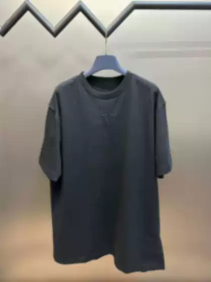 ins Fashionable Pure Cotton T-Shirt 2026 Summer New Style with Raised Letters on the Chest, Versatile Loose Round Neck Short-Sleeved Unisex Style