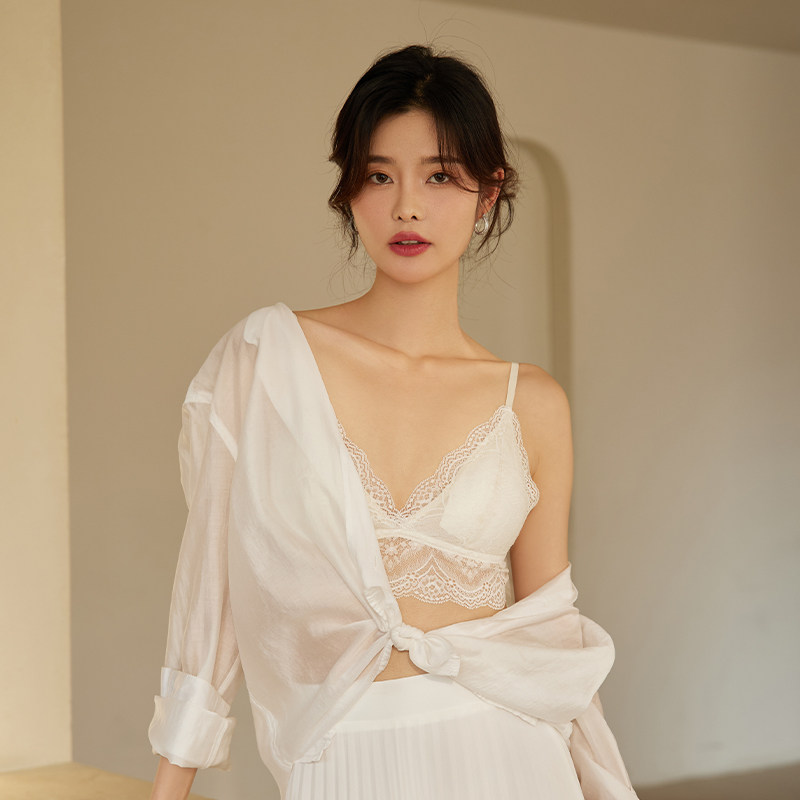 有致性感真丝养胸文胸
