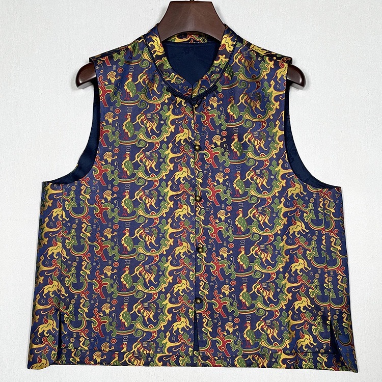 “五星出东方”利国蜀锦马甲