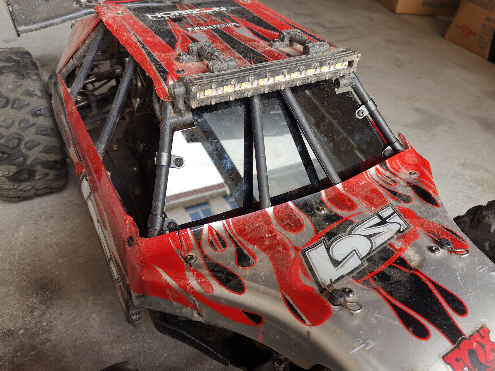 RC FRONT WINDSHIELD WINDOW LOSI DBXL-E 2.0 FOR USE