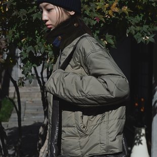 WITHSUUGAR|3M夹棉两面穿翻领短款棉服