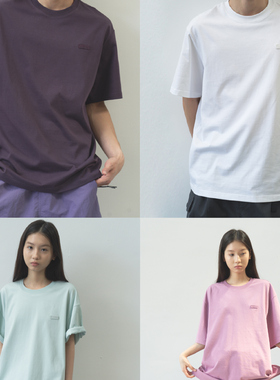 WITHSUUGAR｜260G新疆长绒棉COOLMAX速干透气圆领刺绣短袖T恤