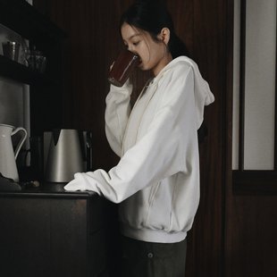 WITHSUUGAR|拉链连帽开衫卫衣