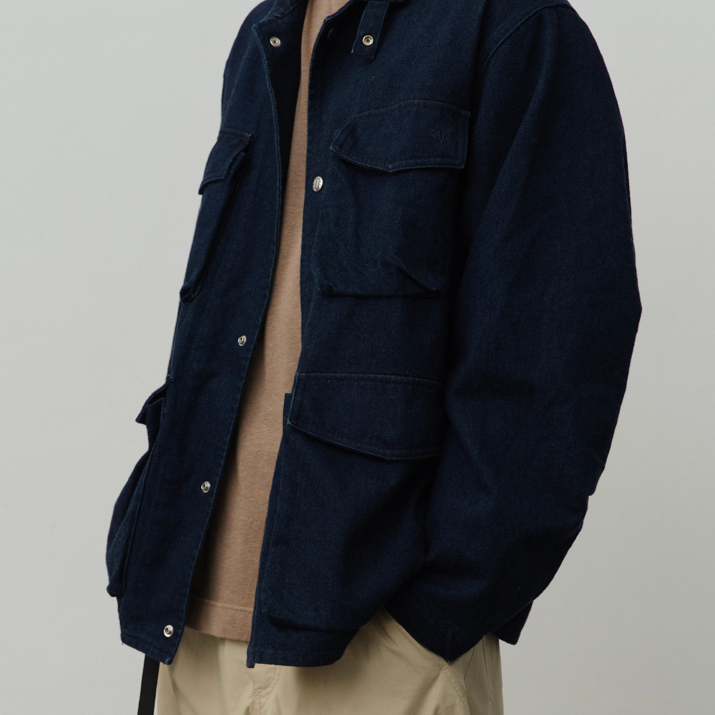 WITHSUUGAR｜土耳其进口亚麻籽牛仔面料军事风野战夹克 M51夹克