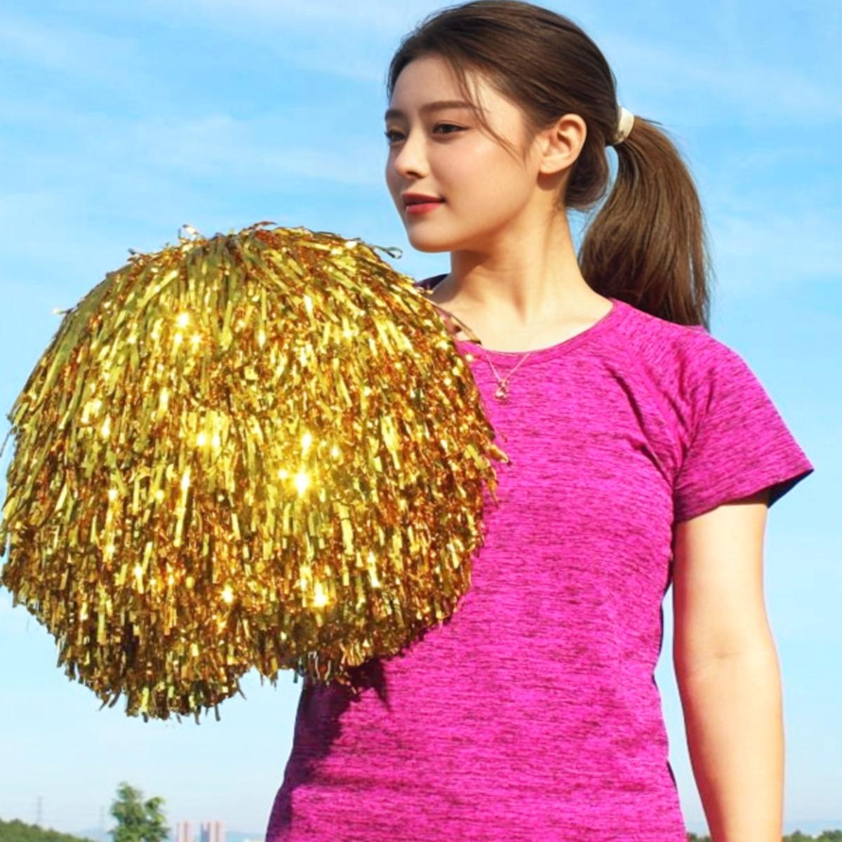 特大号啦啦队花球舞蹈彩球拉拉队啦啦操花球广场舞手拿花球道具