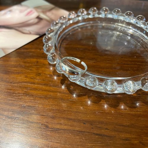 outoflabel纯银素圈尾戒