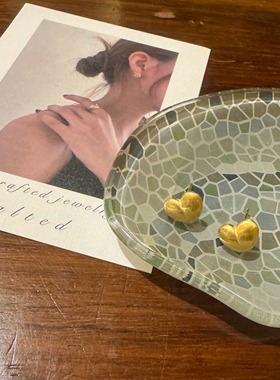 怒推！福利包邮自制韩国salted哑光磨砂mini小爱心耳钉925银针