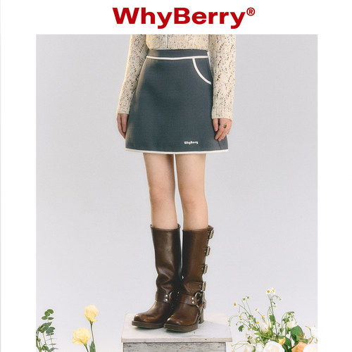 WhyBerry西装半身裙正装