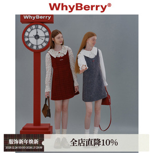 圆领收腰背心连衣裙无袖 洛莉兹舞曲 吊带裙秋冬 24AW WhyBerry