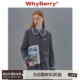 WhyBerry 宽松外套光泽缎感千金风 复古花边短款 24AW 戏梦巴黎