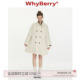 双排扣高级压褶风衣A字中长款 月色协奏 外套大衣 26SS WhyBerry